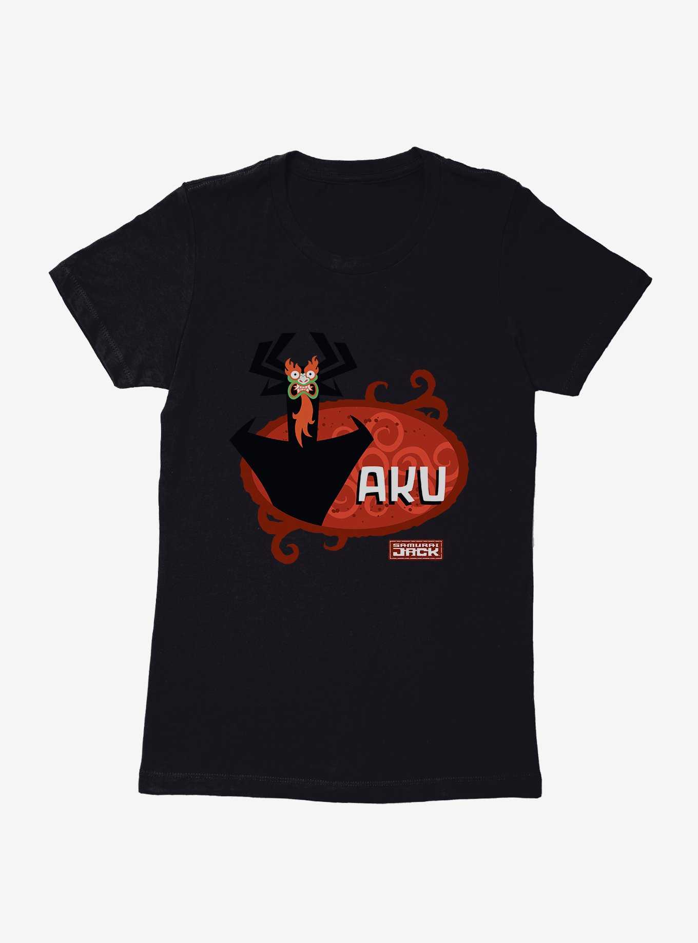 Samurai Jack Aku Red Flames Womens T-Shirt, , hi-res