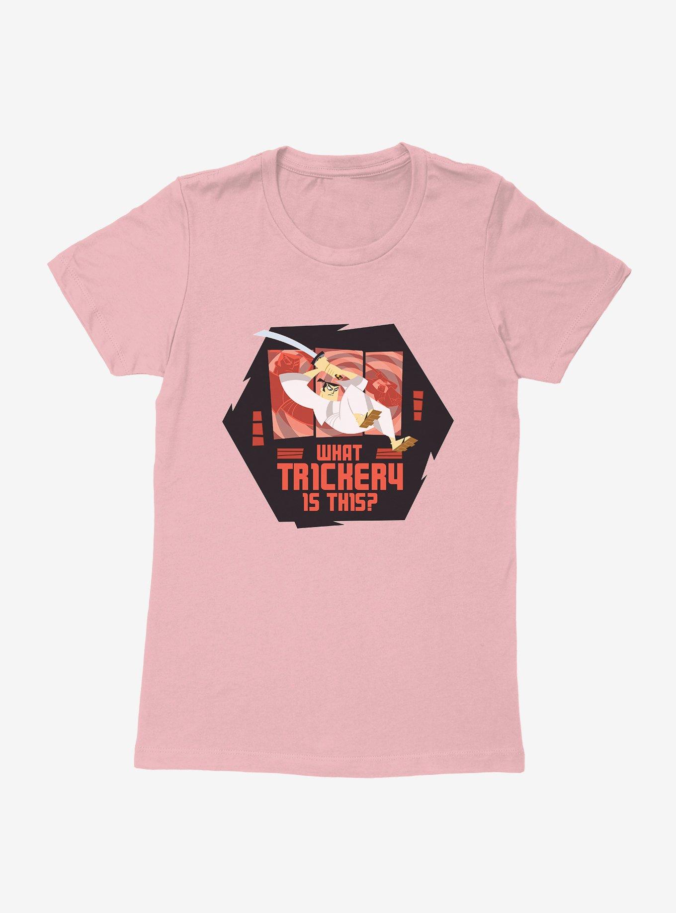 Samurai Jack Trickery Womens T-Shirt, LIGHT PINK, hi-res