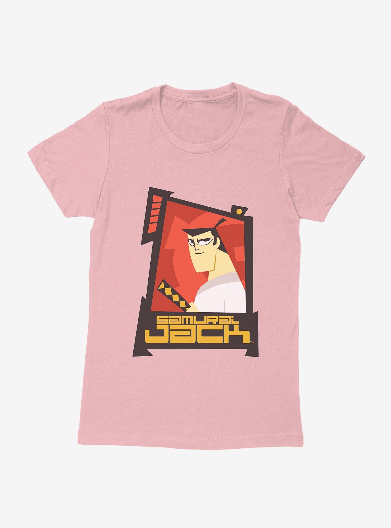 Samurai Jack Grin Womens T-Shirt, LIGHT PINK, hi-res