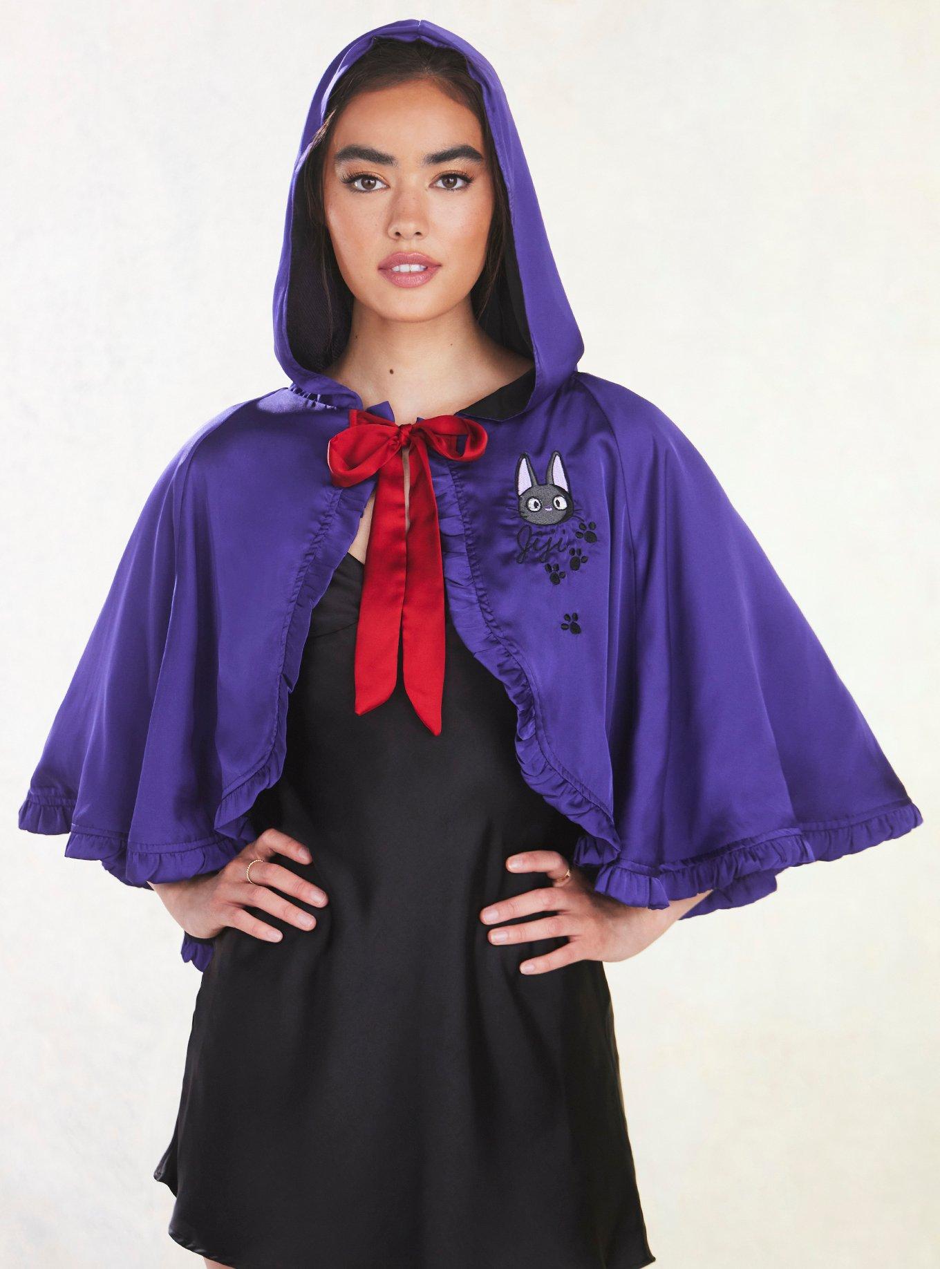 Her Universe Kiki's Delivery Service Jiji Capelet, DARK PURPLE, hi-res