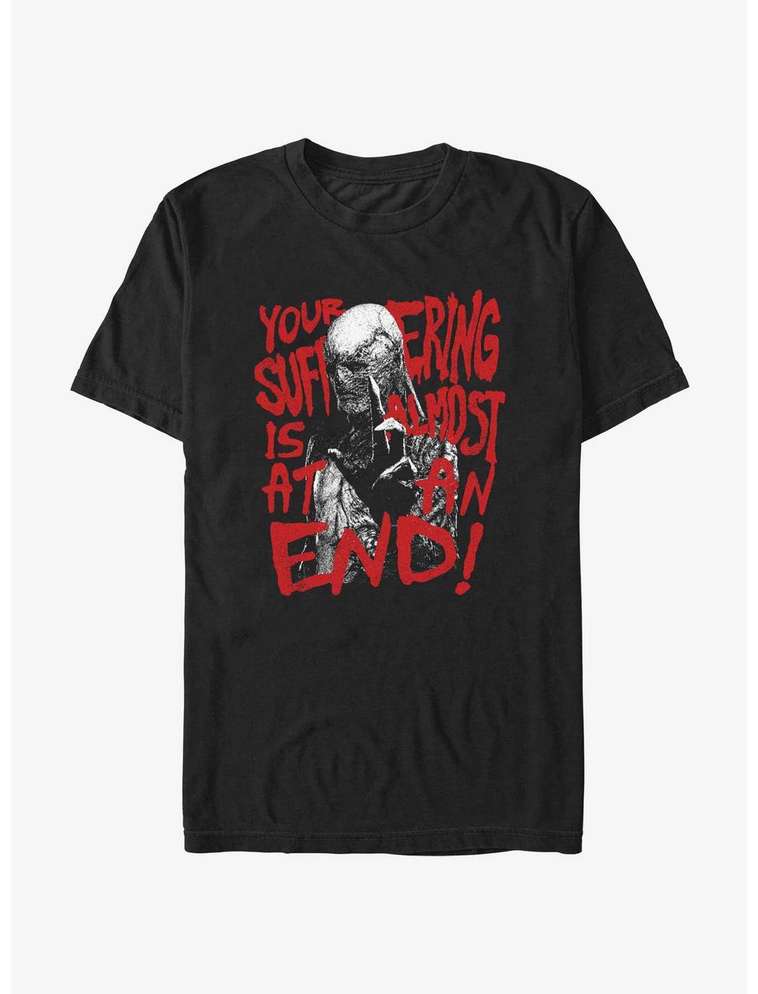 Stranger Things Your Suffering Is Almost At An End T-Shirt, BLACK, hi-res