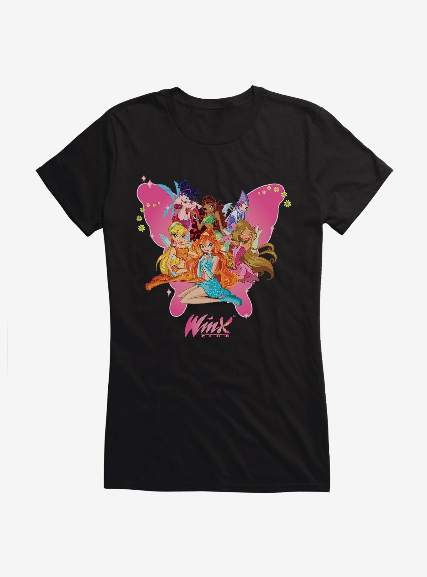Winx Club Join The Club Butterfly Girls T-Shirt
