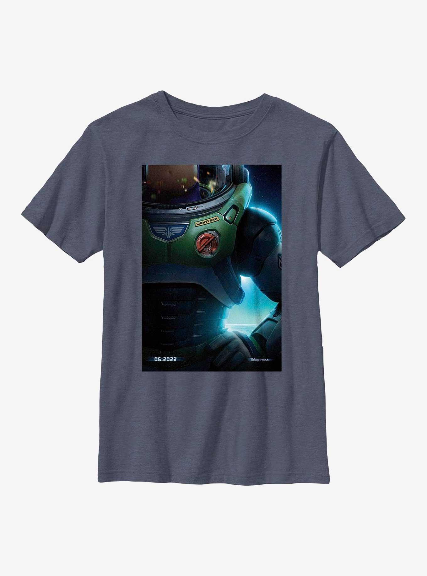 Disney Pixar Lightyear Poster Youth T-Shirt, NAVY HTR, hi-res