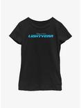 Disney Pixar Lightyear Blue Logo Youth Girls T-Shirt, BLACK, hi-res