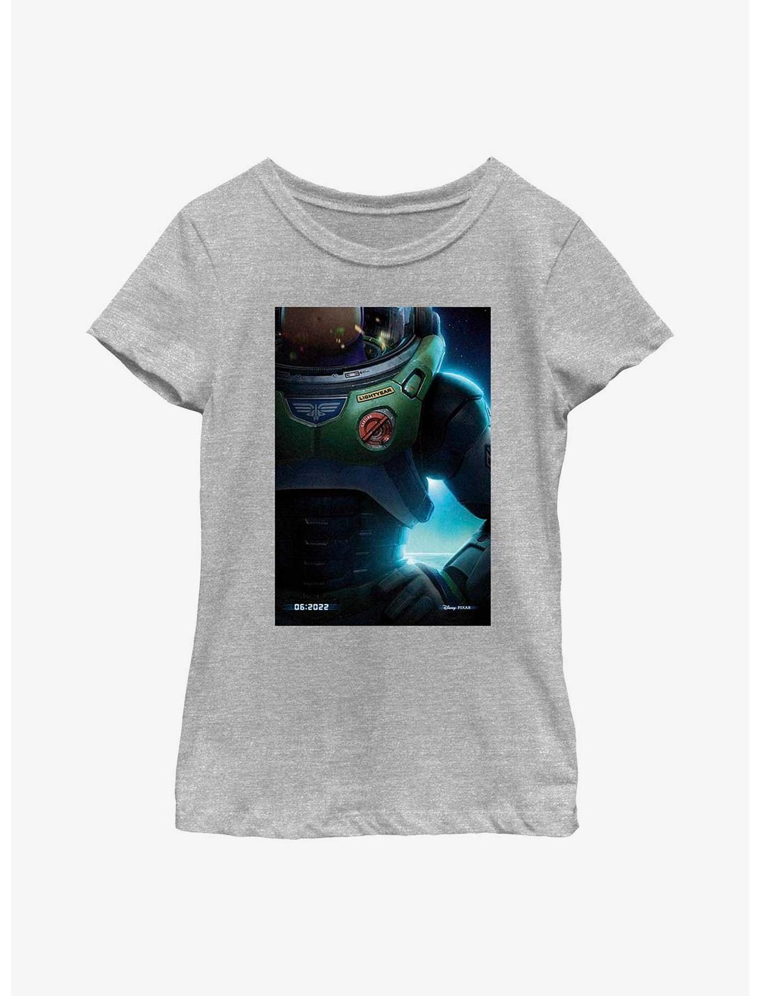 Disney Pixar Lightyear Poster Youth Girls T-Shirt, ATH HTR, hi-res