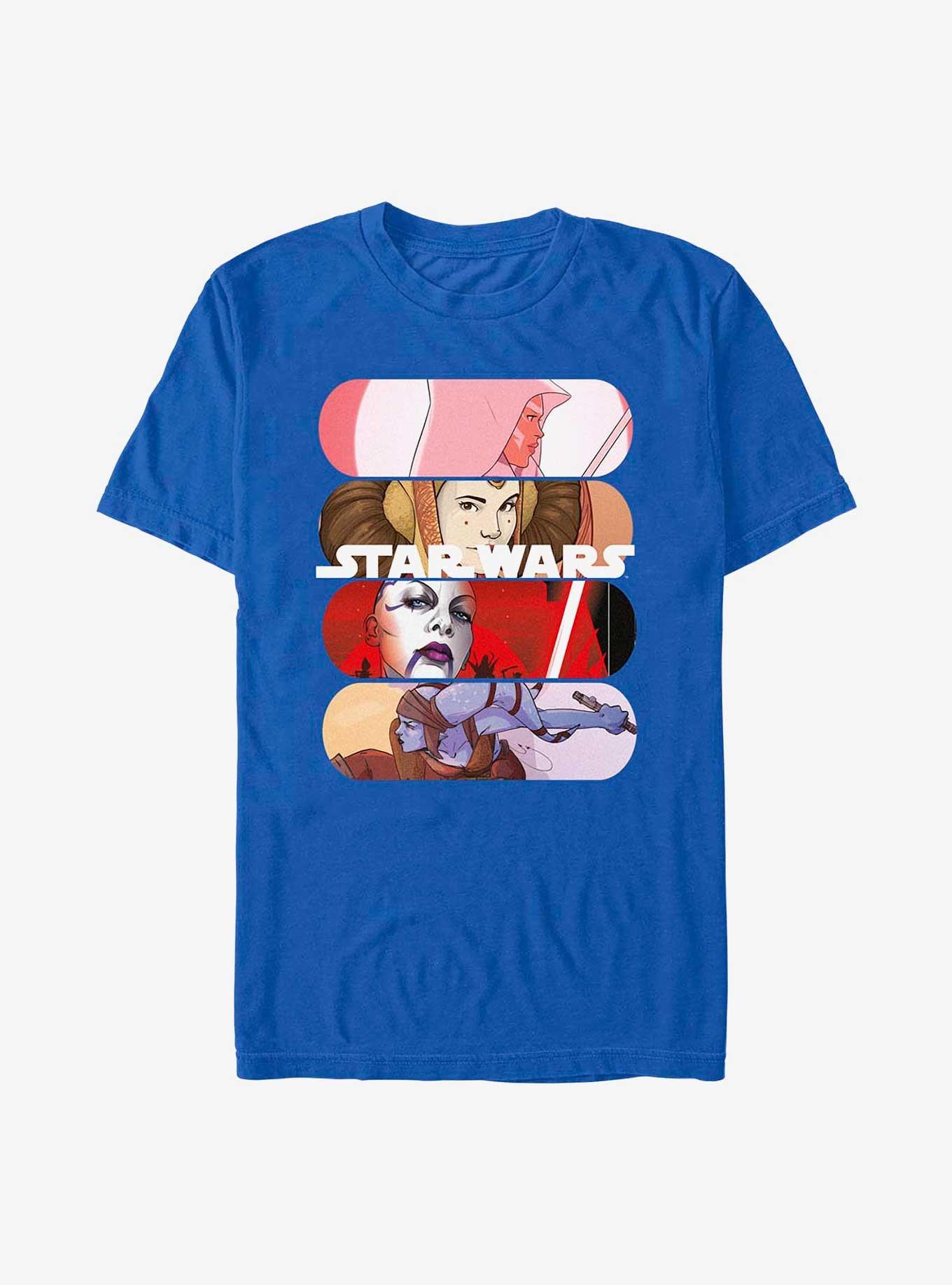 Star Wars Women Stack T-Shirt, ROYAL, hi-res