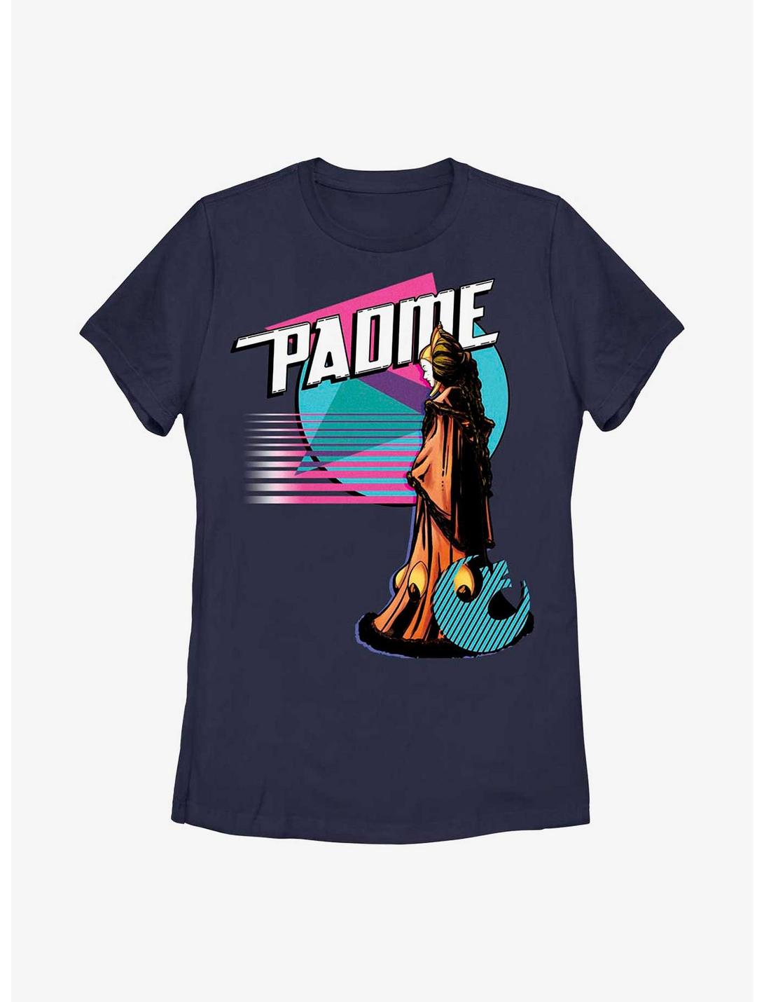 Star Wars Retro Padme Womens T-Shirt, NAVY, hi-res