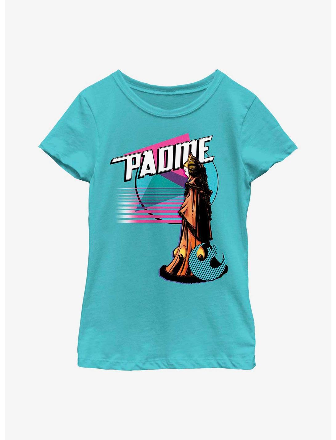 Star Wars Retro Padme Youth Girls T-Shirt, TAHI BLUE, hi-res