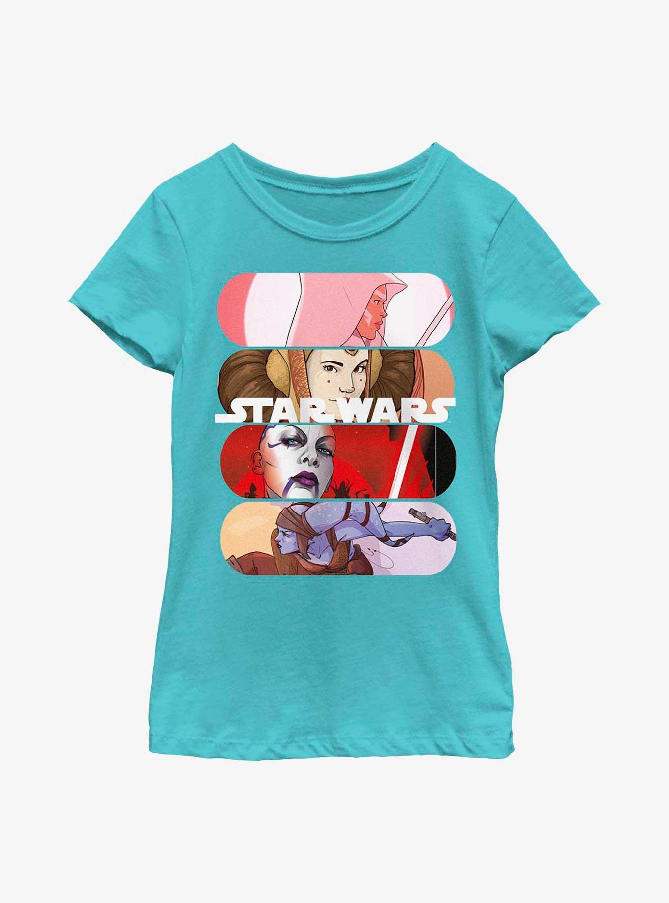 Star Wars Women Stack Youth Girls T-Shirt, , hi-res