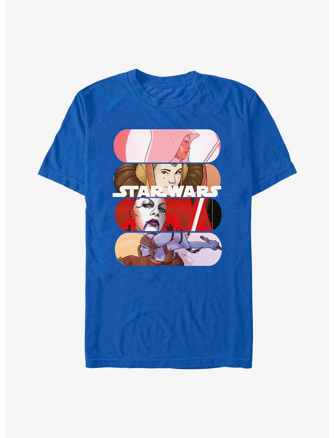 Star Wars Women Stack T-Shirt, ROYAL, hi-res