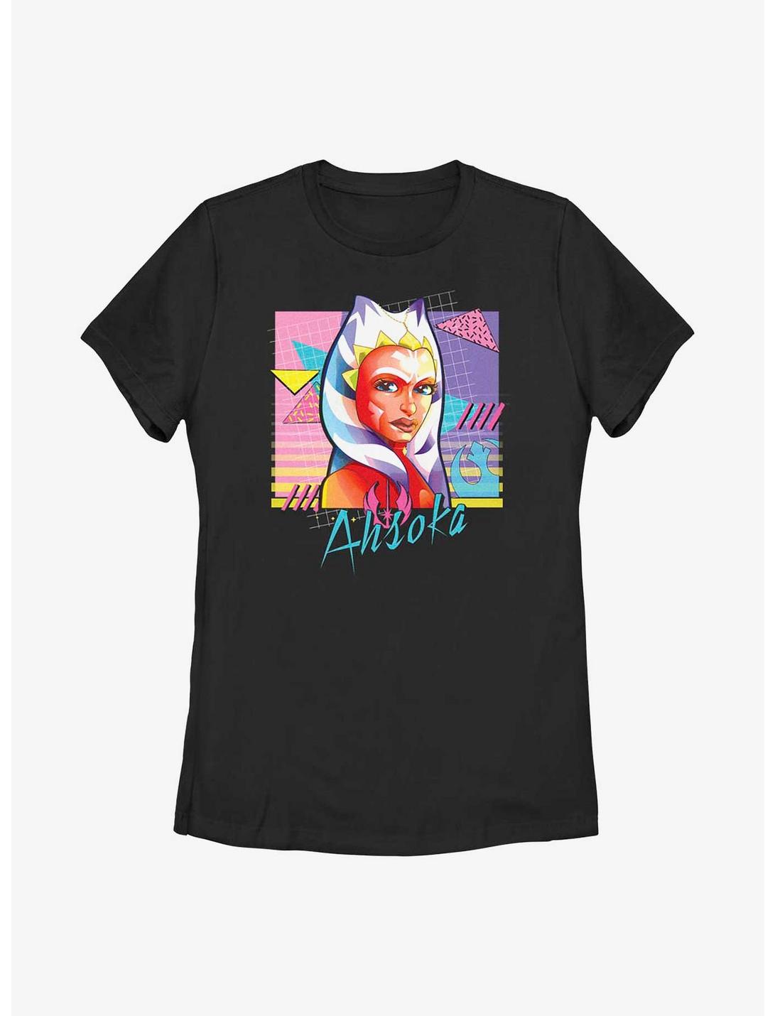Star Wars Ahsoka Memphis Womens T-Shirt, BLACK, hi-res