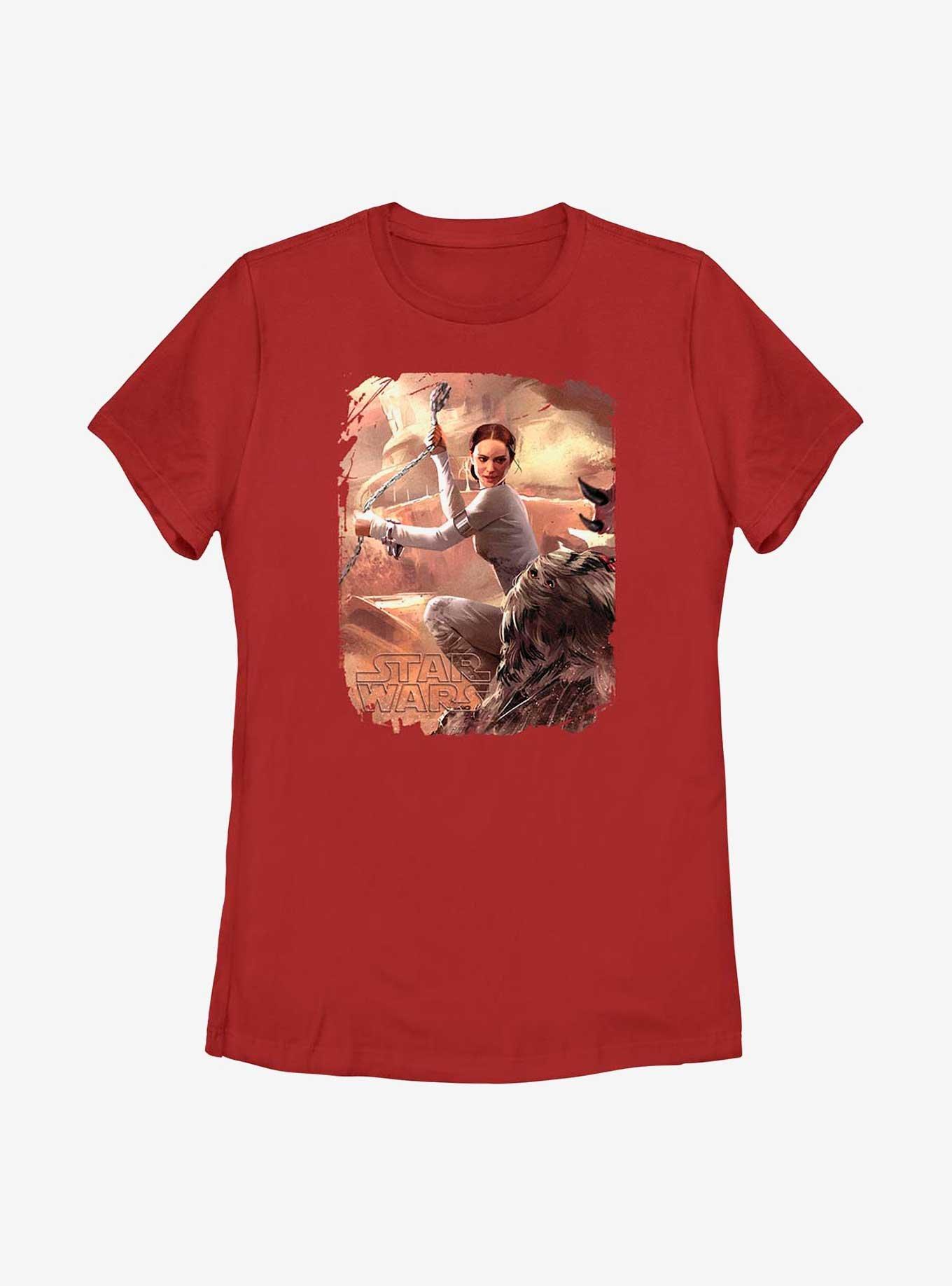 Star Wars Padme Defend Womens T-Shirt, RED, hi-res