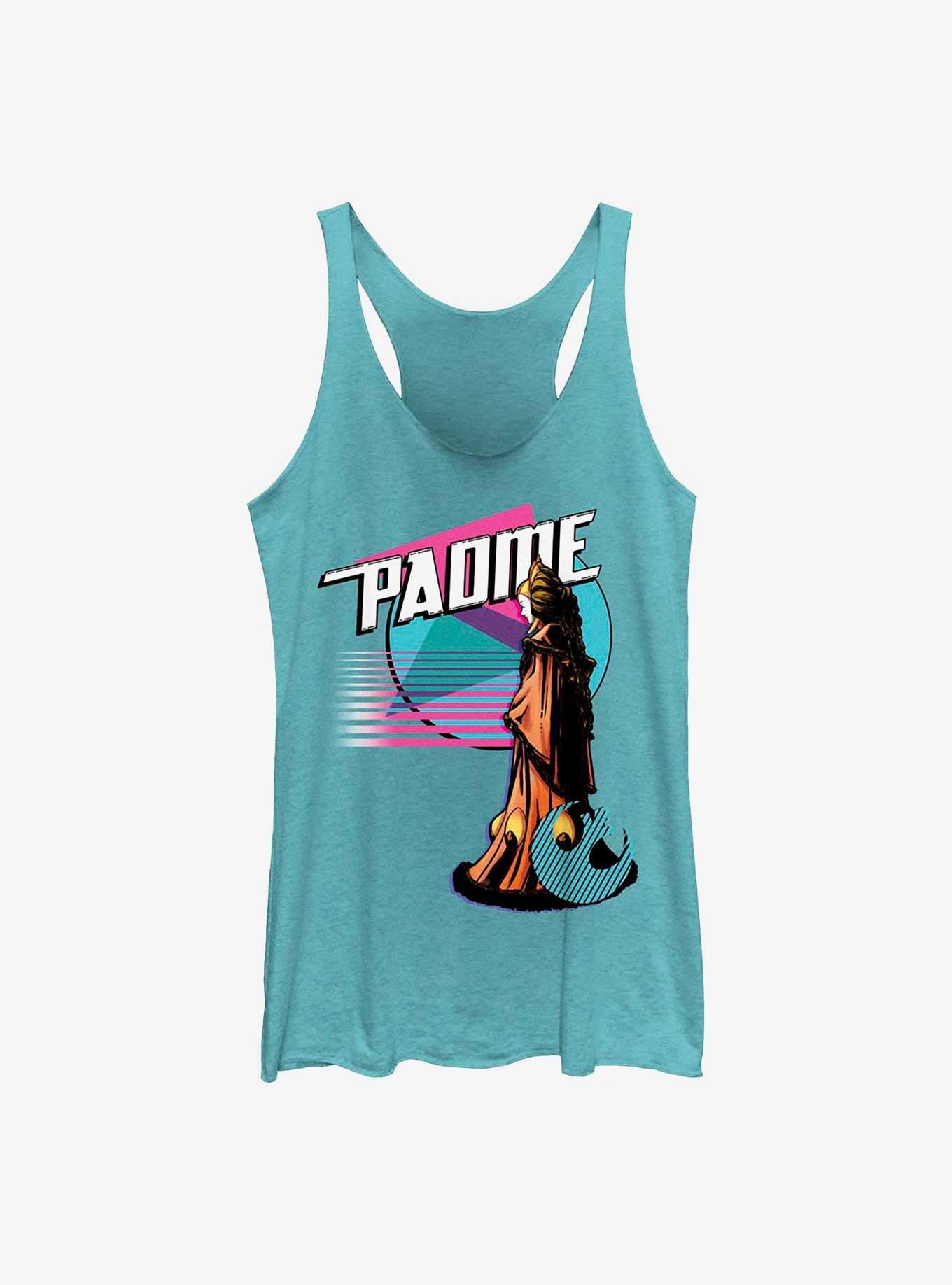 Star Wars Retro Padme Womens Tank Top, TAHI BLUE, hi-res