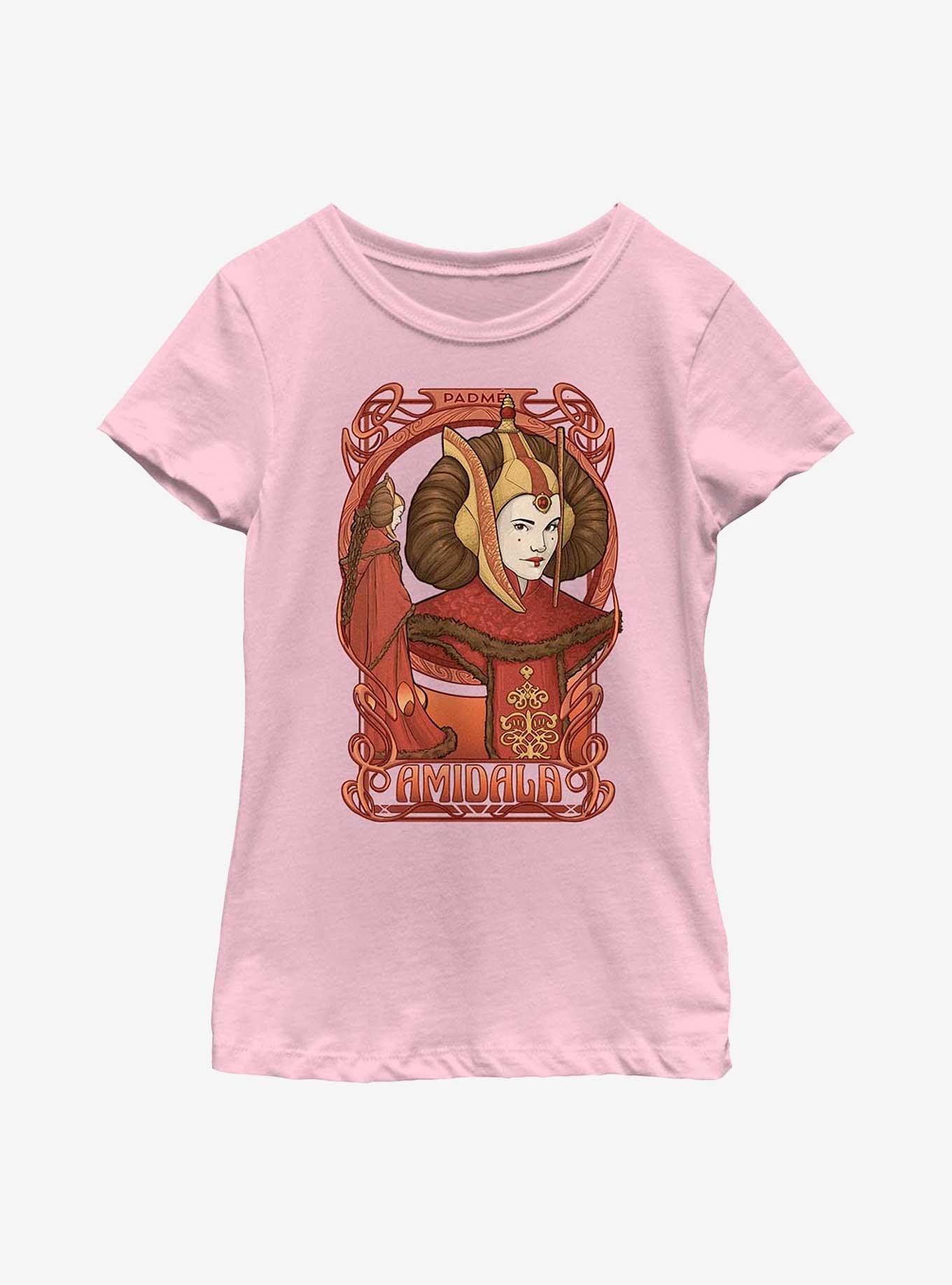 Star Wars Amidala Nouveau Youth Girls T-Shirt, PINK, hi-res