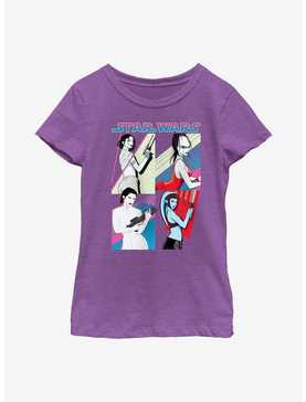 Star Wars Fiesty Fighting Females Youth Girls T-Shirt, , hi-res