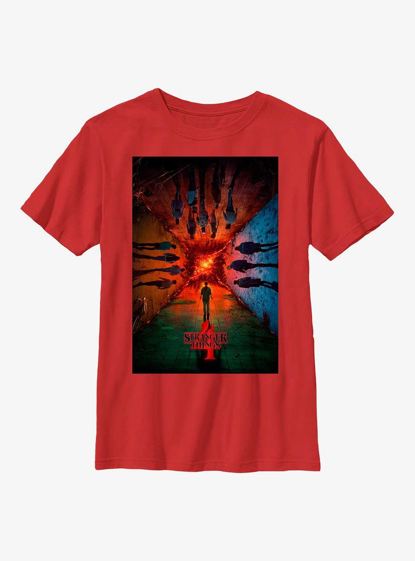 Stranger Things 4 Season Poster Youth T-Shirt, , hi-res