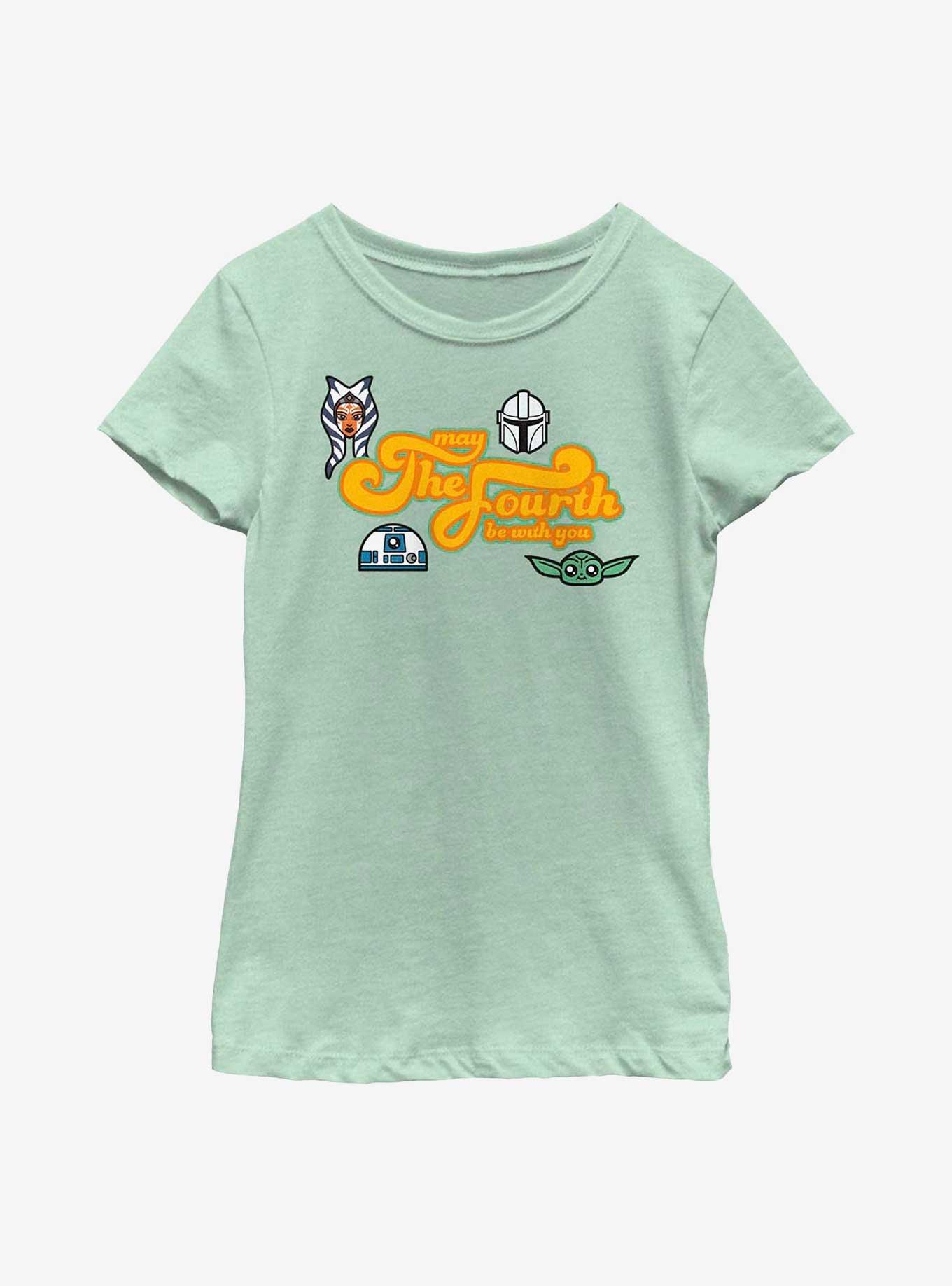 Star Wars The Mandalorian Ahsoka The Child May The Fourth Youth Girls T-Shirt, MINT, hi-res