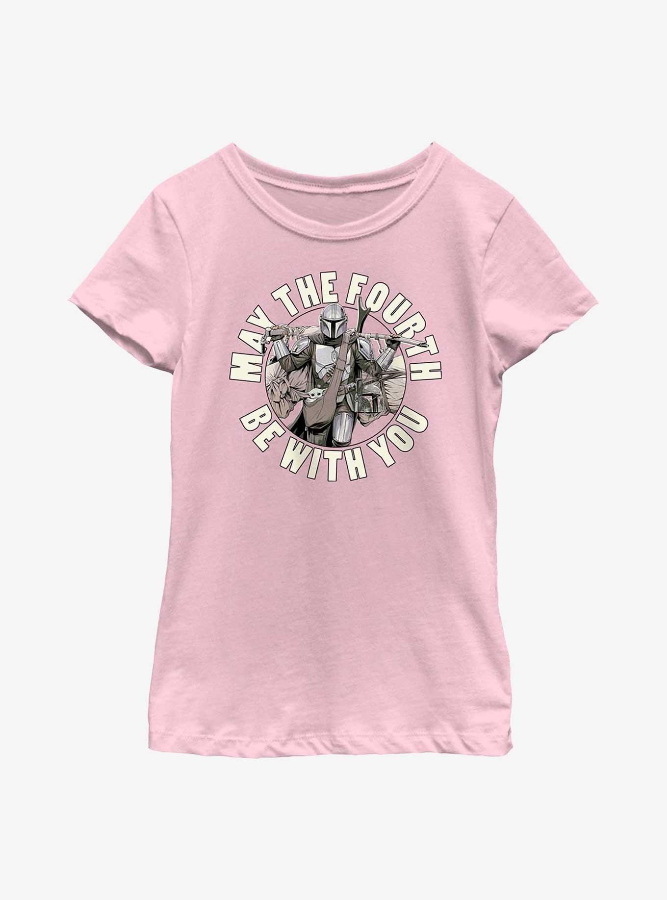 Star Wars The Mandalorian May The Fourth Be With You Youth Girls T-Shirt, , hi-res