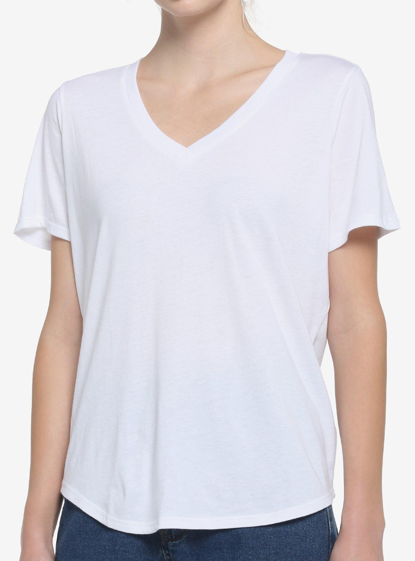 Her Universe White V-Neck Favorite T-Shirt, , hi-res