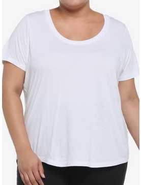 Her Universe White Scoop Neck Favorite T-Shirt Plus Size, , hi-res