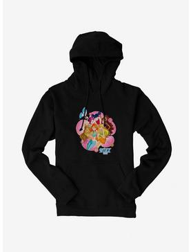 Plus Size Winx Club Join The Club Flowers Hoodie, , hi-res