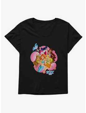 Winx Club Join The Club Flowers Womens T-Shirt Plus Size, , hi-res