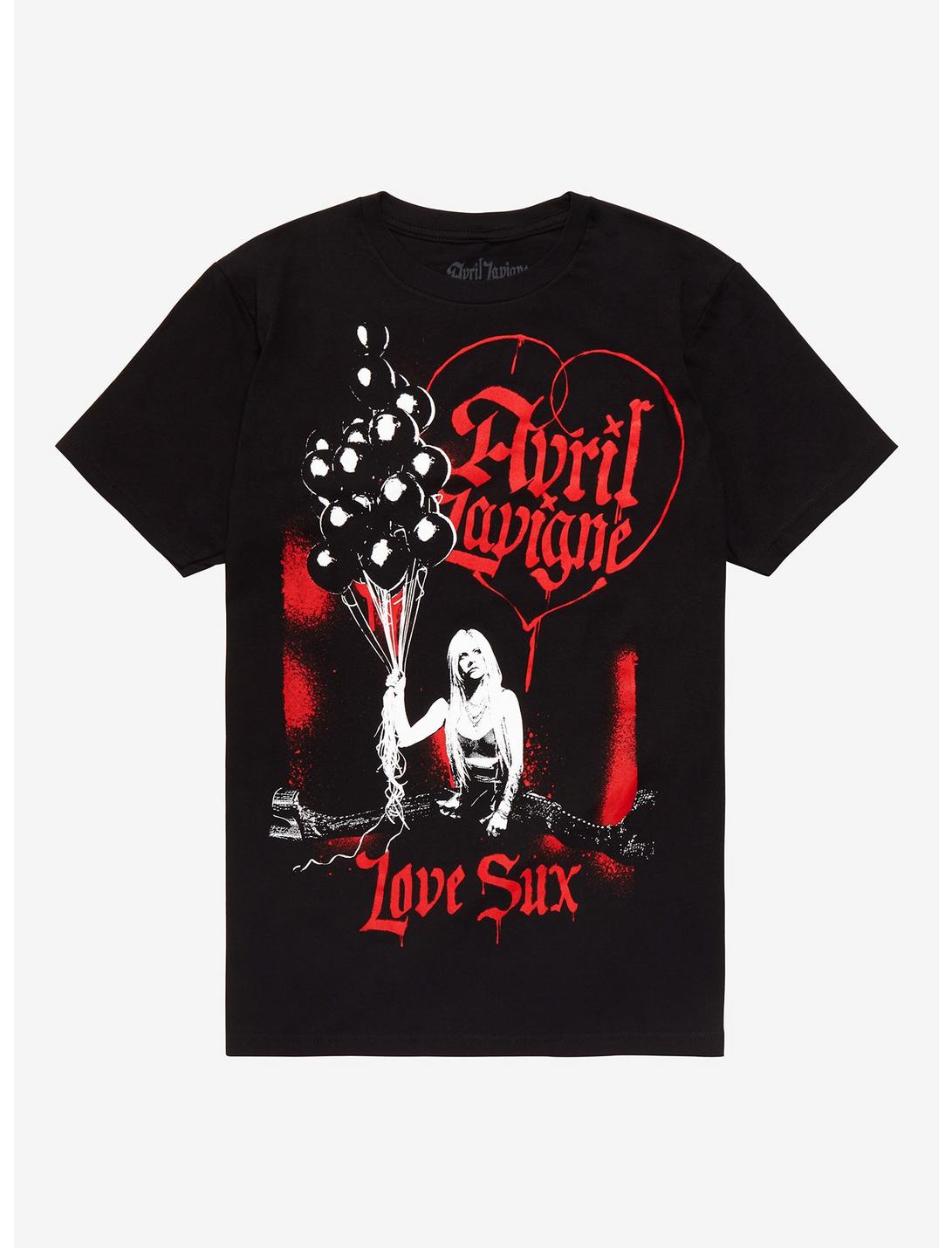 Avril Lavigne Love Sux T-Shirt, BLACK, hi-res