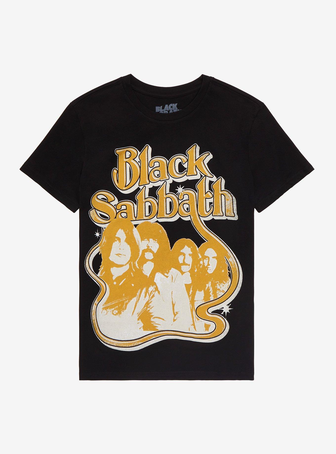 Official Black Sabbath Japan Photo T-Shirt – Unisex Charcoal Grey Band Logo Tee