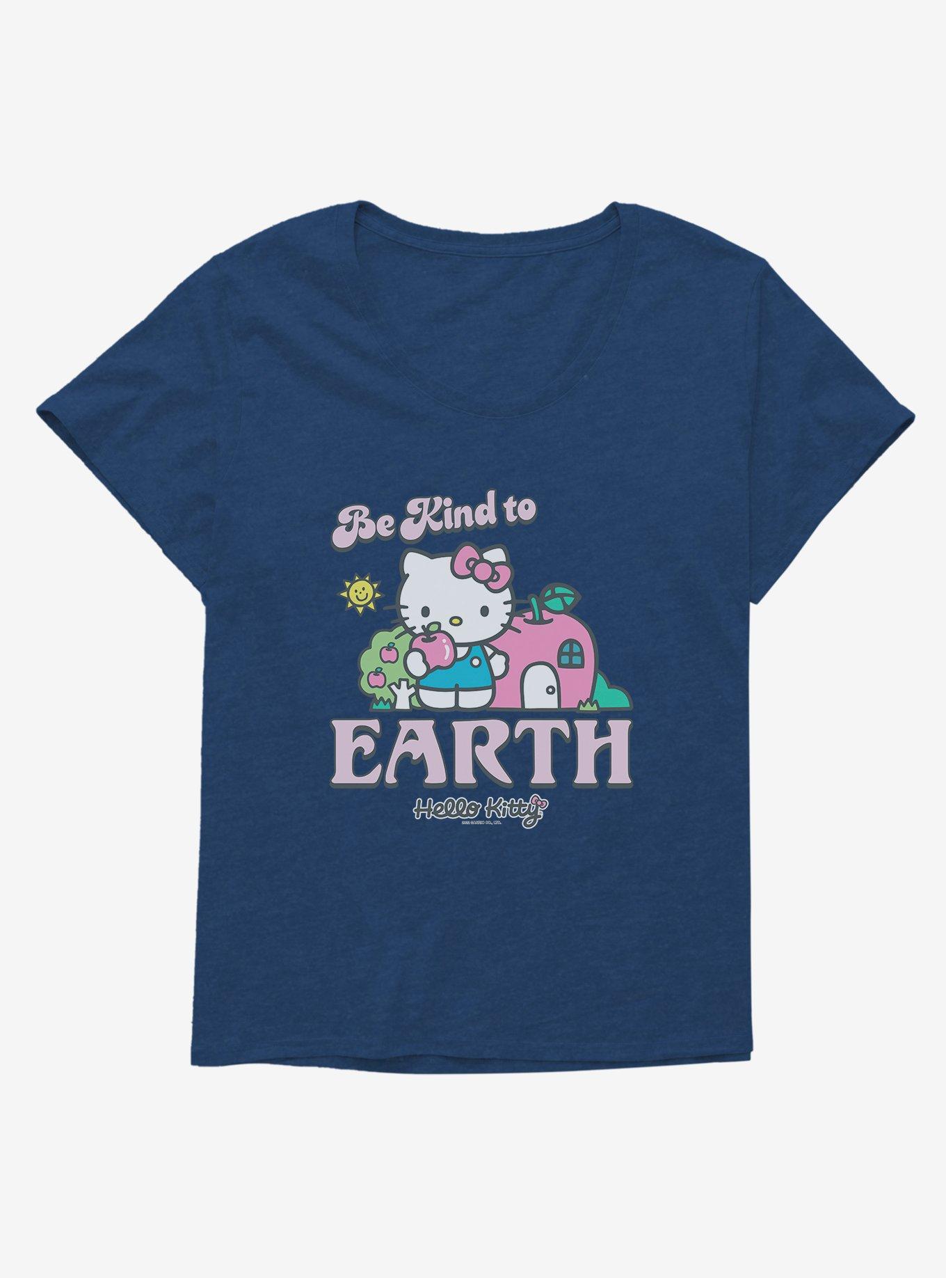 Hello Kitty Be Kind To The Earth Girls T-Shirt Plus