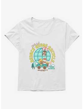 Hello Kitty & Friends Earth Day Reduce, Reuse, Recycle Girls T-Shirt Plus Size, , hi-res