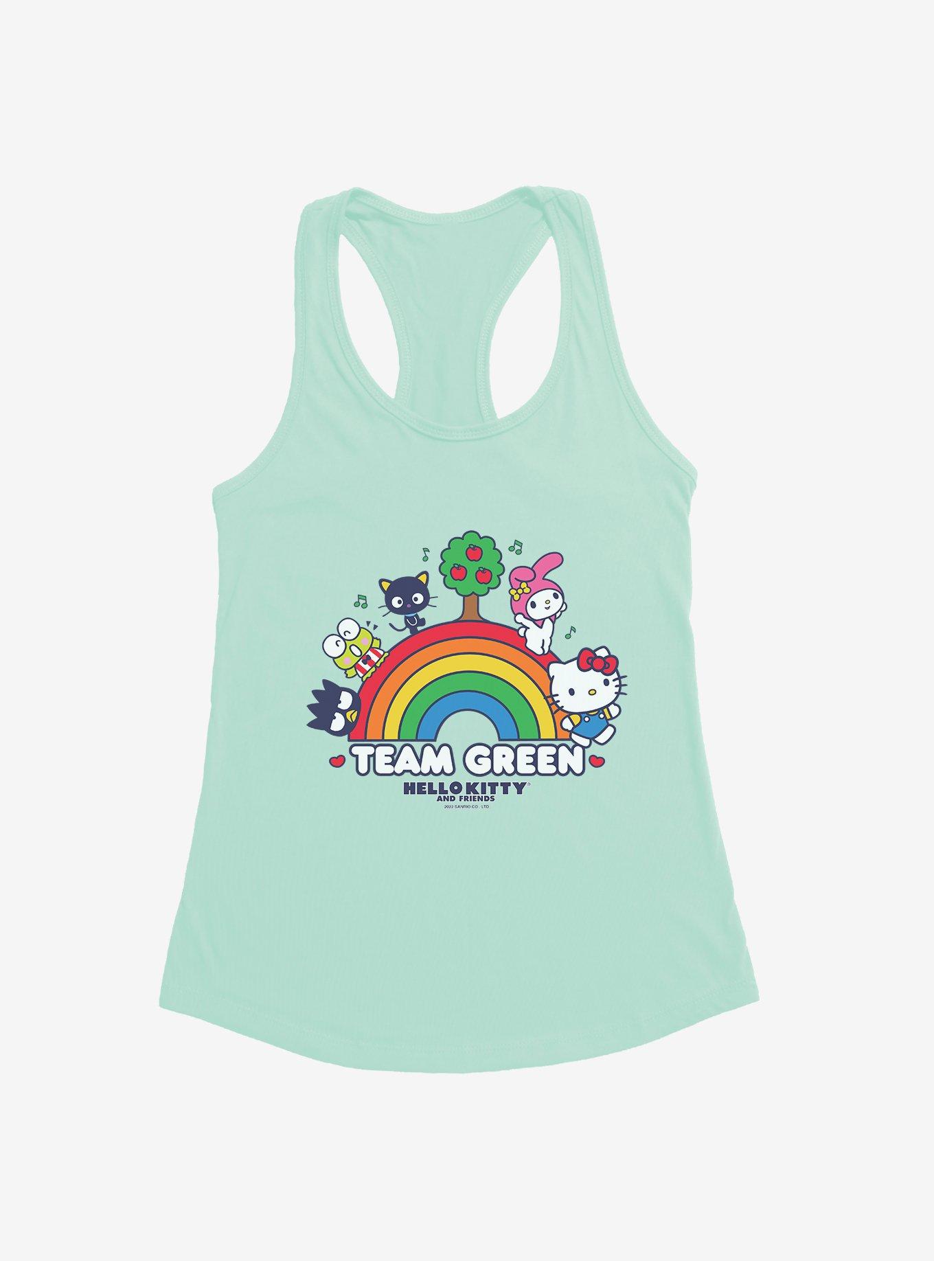 Hello Kitty & Friends Earth Day Team Green Girls Tank Top, MINT, hi-res