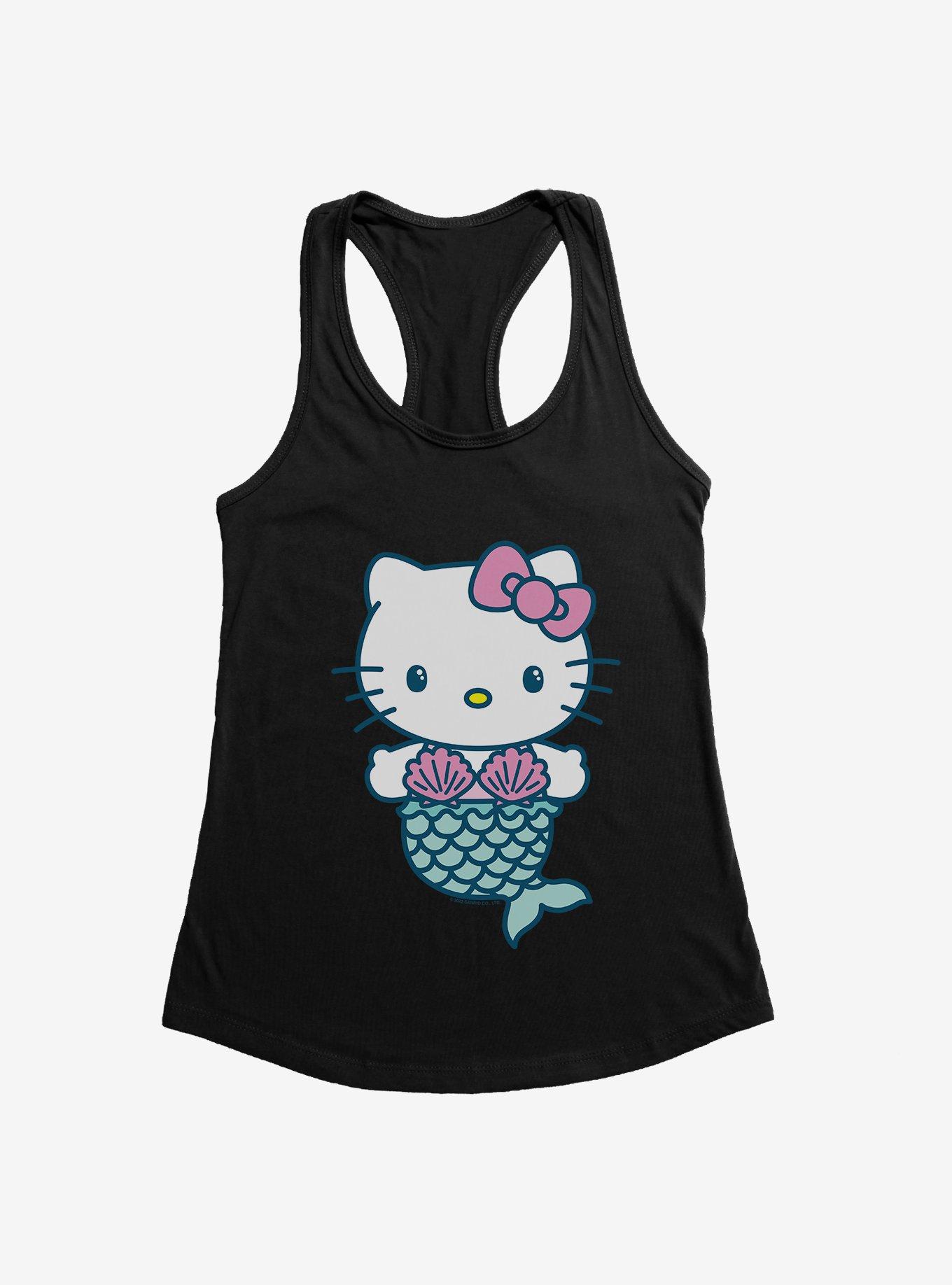 Hello Kitty Kawaii Vacation Mermaid Outfit Girls Tank, , hi-res