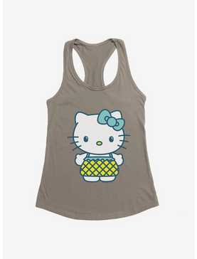 Hello Kitty Kawaii Vacation Pineapple Outfit Girls Tank, , hi-res