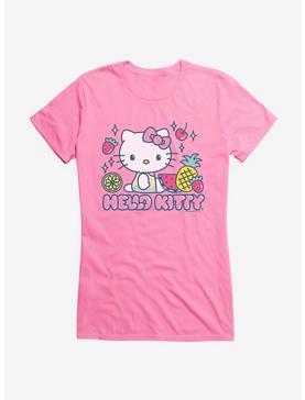 Hello Kitty Kawaii Vacation Fruity Icon Girls T-Shirt, CHARITY PINK, hi-res
