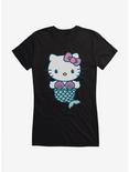 Hello Kitty Kawaii Vacation Mermaid Outfit Girls T-Shirt, BLACK, hi-res