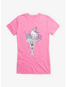 Hello Kitty Kawaii Vacation Milkshake Dreams Girls T-Shirt, CHARITY PINK, hi-res