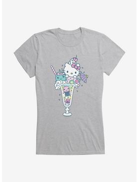 Hello Kitty Kawaii Vacation Milkshake Dreams Girls T-Shirt, HEATHER, hi-res