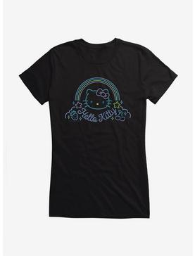 Hello Kitty Kawaii Vacation Neon Dreams Girls T-Shirt, BLACK, hi-res