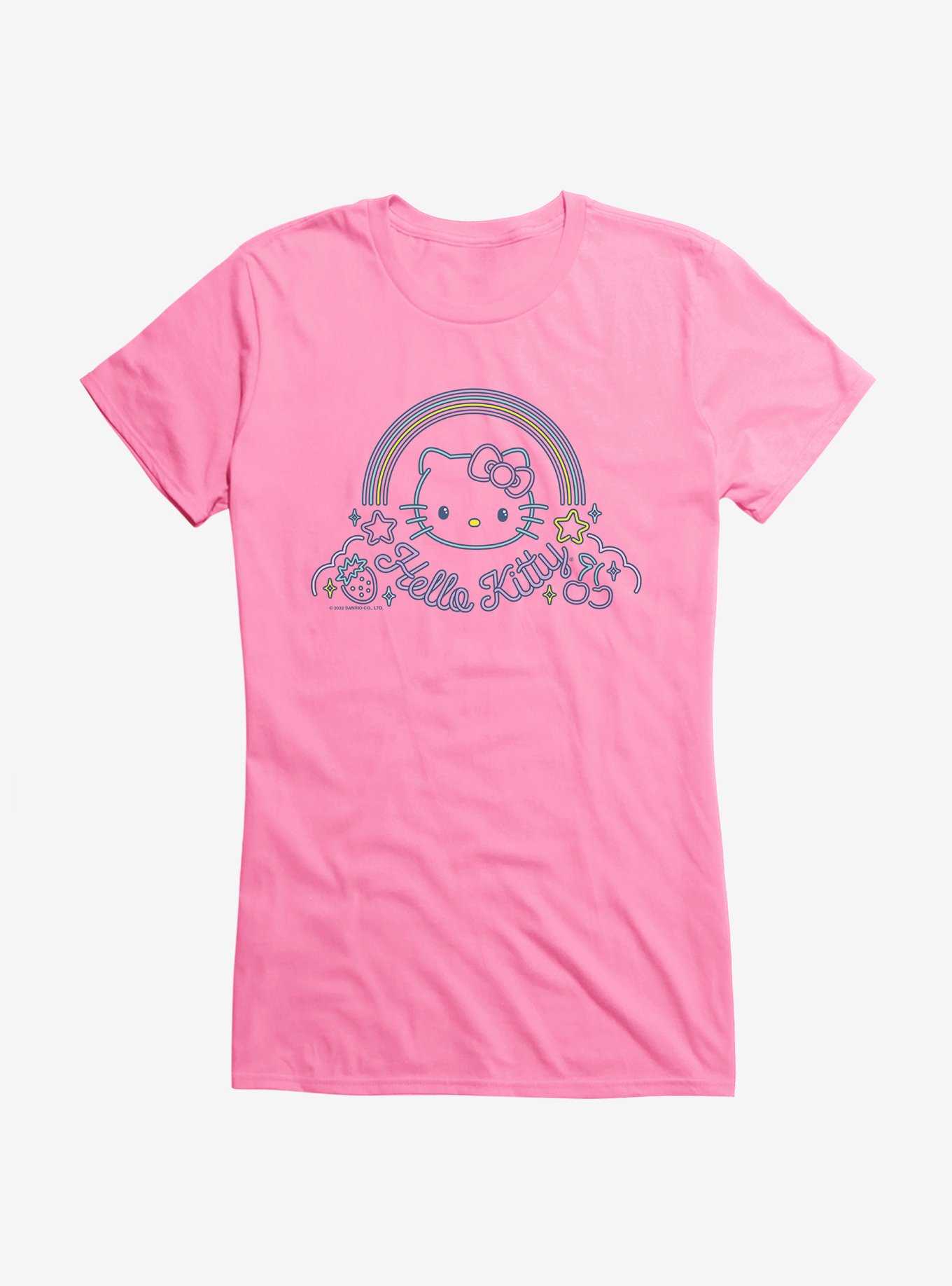 Hello Kitty Kawaii Vacation Neon Dreams Girls T-Shirt, CHARITY PINK, hi-res
