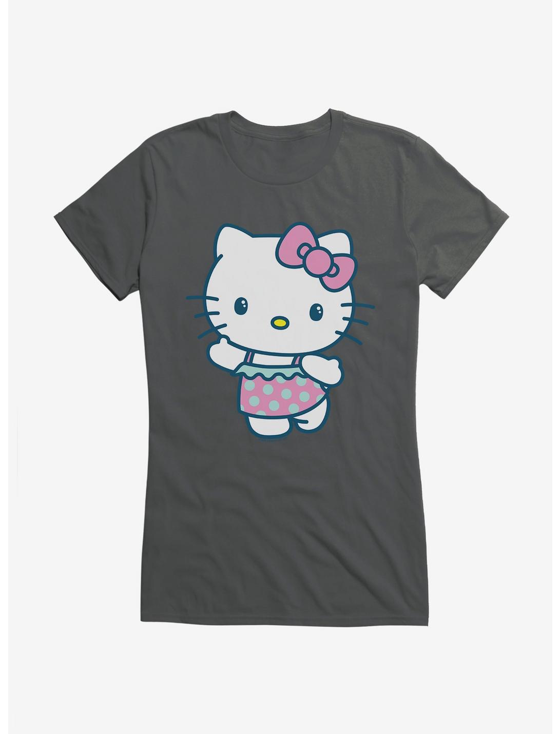Hello Kitty Kawaii Vacation Ruffles Swim Outfit Girls T-Shirt, , hi-res