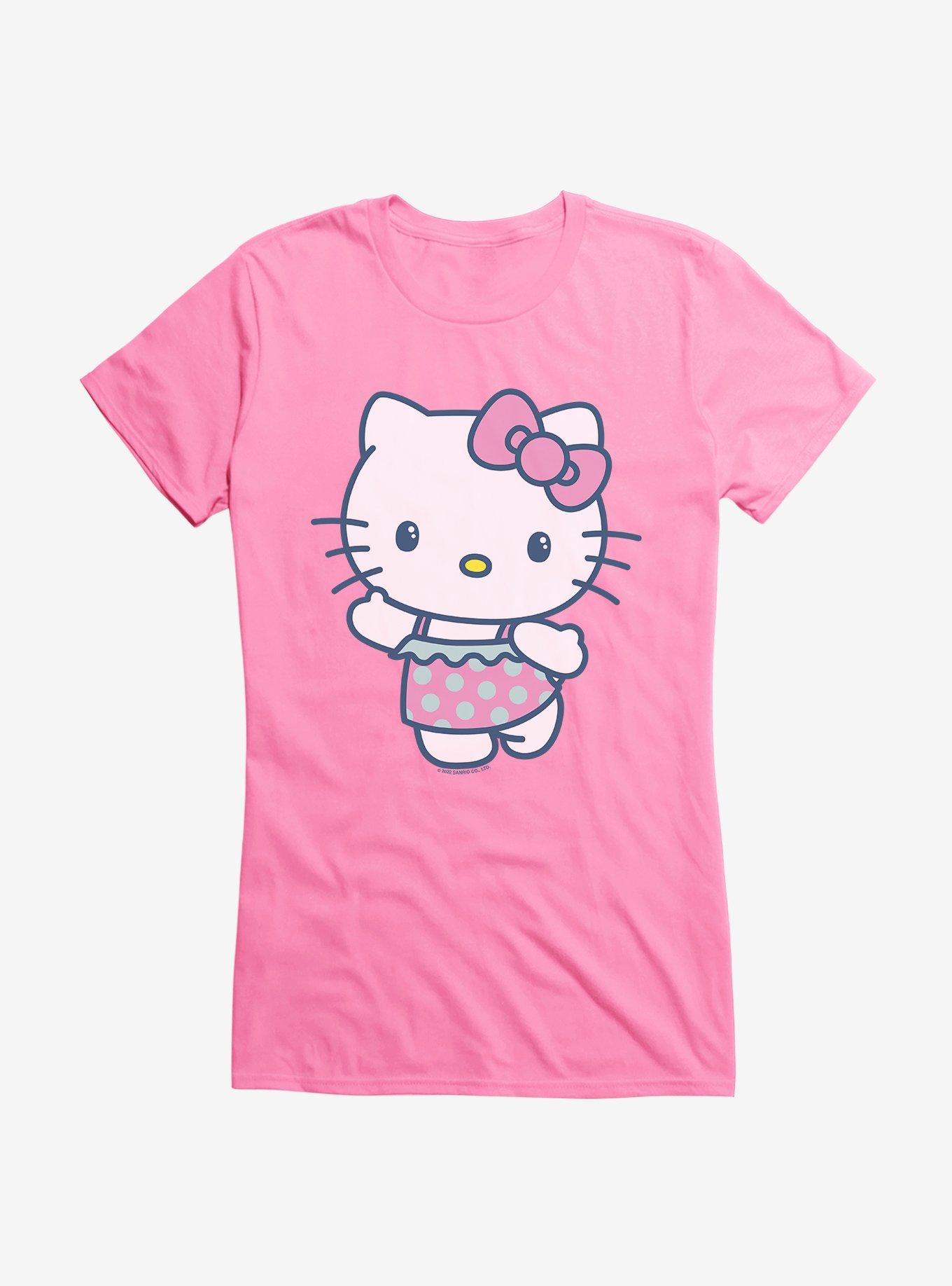 Hello Kitty Kawaii Vacation Ruffles Swim Outfit Girls T-Shirt | Hot Topic