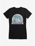 Hello Kitty Kawaii Vacation Snow Globe Girls T-Shirt, BLACK, hi-res