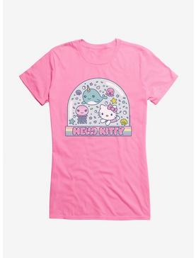 Hello Kitty Kawaii Vacation Snow Globe Girls T-Shirt, CHARITY PINK, hi-res