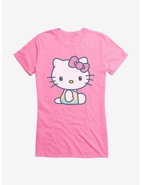 Hello Kitty Kawaii Vacation Waves Swim Outfit Girls T-Shirt, CHARITY PINK, hi-res