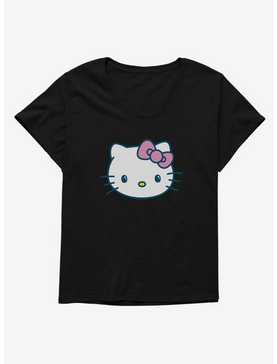Hello Kitty Kawaii Vacation Eye Sparkle Girls T-Shirt Plus Size, , hi-res