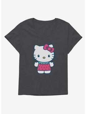 Hello Kitty Kawaii Vacation Strawberry Outfit Girls T-Shirt Plus Size, , hi-res