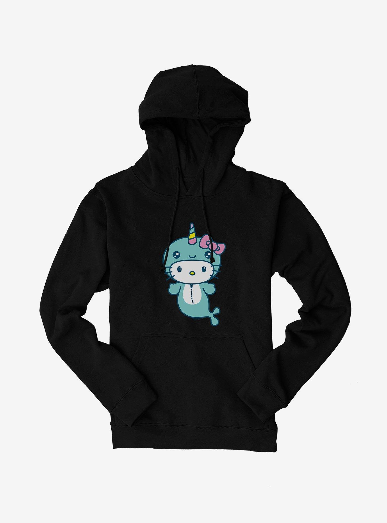 Hello Kitty Kawaii Vacation Narwhal Outfit Hoodie, , hi-res