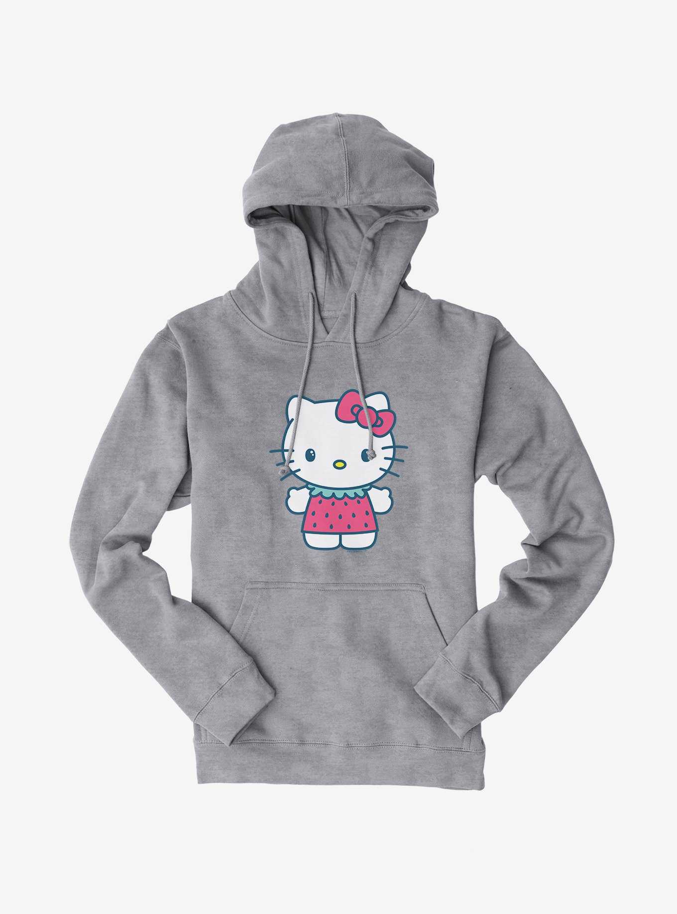 Hello Kitty Kawaii Vacation Strawberry Outfit Hoodie, , hi-res