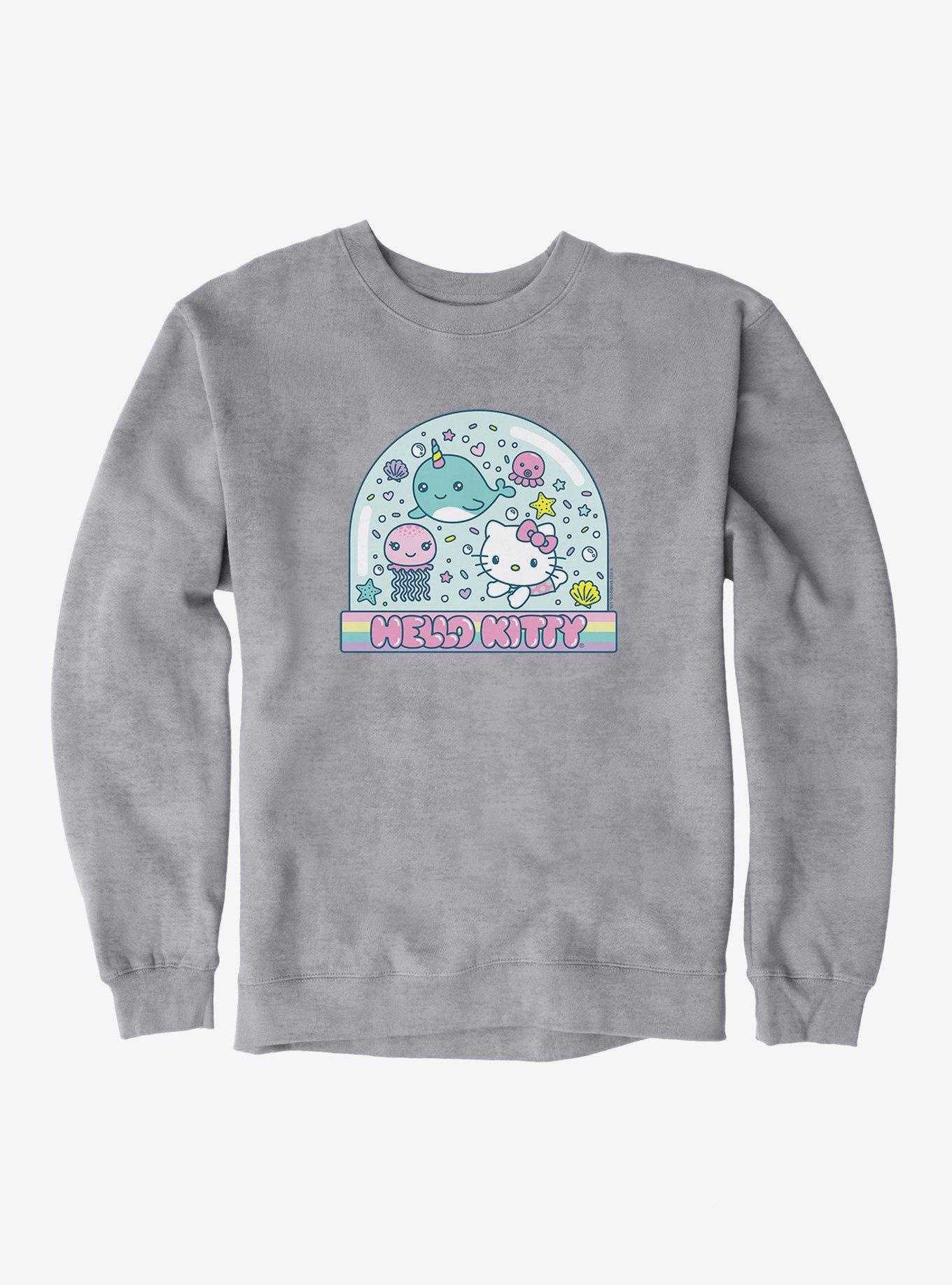 Hello Kitty Kawaii Vacation Snow Globe Sweatshirt