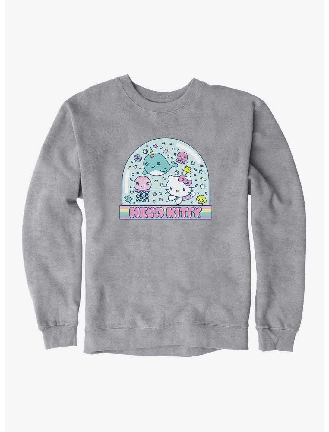 Hello Kitty Kawaii Vacation Snow Globe Sweatshirt, , hi-res